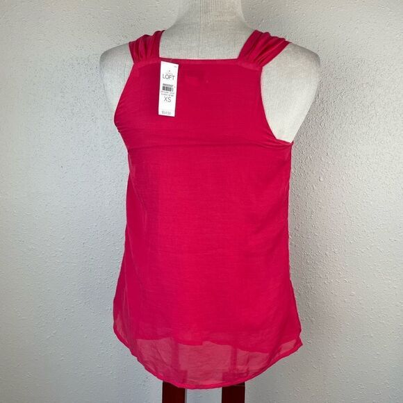 LOFT Sleeveless Blouse Top Size XS EUC - Picture 4 of 7